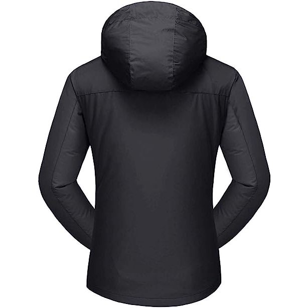 Outdoor - Waterdichte & Winddichte Jas - Trekking Jacket - Perfect voor Wandelen, Klimmen, Trekken - Ademend - Lichtgewicht - Verstelbare Softshell Windbreaker Jas - Dames - Zwart