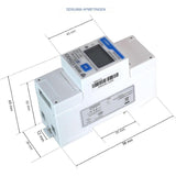 CHINT DDSU666 Grote LCD AC Meter - Din Rail Installatie - 5(80)A Enkel Fase Meter Voor Elektriciteitsfacturatie, Zonne-installaties, PV Systeem, Elektrische Voertuigladers - MID Gecertificeerd - RS485 Modbus-RTU Communicatie