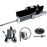 Draadloze Lineaire Actuator - 80W/60W Lineaire Aandrijving - Instelbare Slag 40-160mm - Laag Geluid - Hoge Kracht - 280rpm - Aluminium Crank - 12.5kg Max Duwkracht - AC110-240V Ingang - DC24V Uitgang - Inclusief Snelheidsregeling en Bedieningselementen