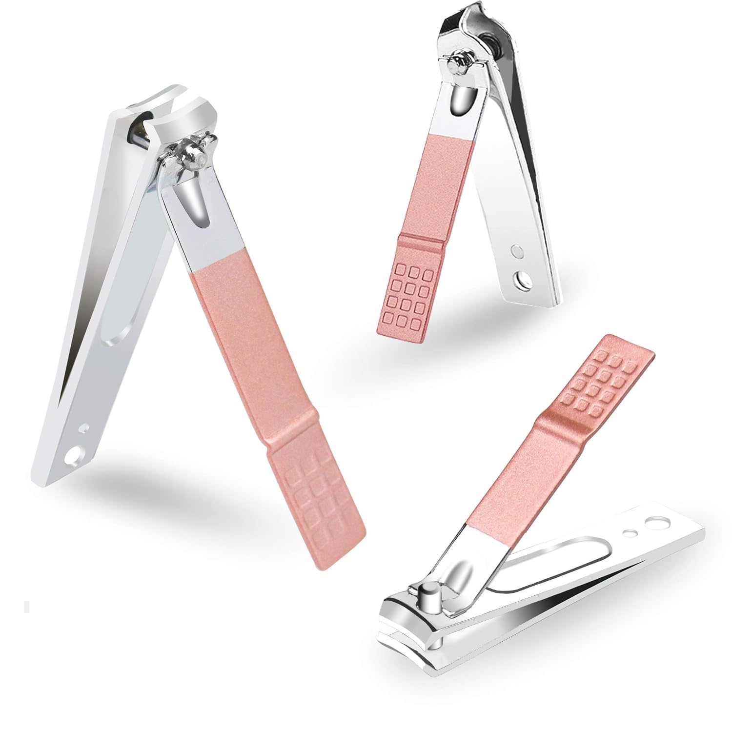 18 in 1 - Luxe Professionele Pedicure Set - Manicure Set - Nagelschaar Verzorgingsset met Lederen Reisetui Roze - Complete Nagelverzorgingskit met Nagelschaar en Etui