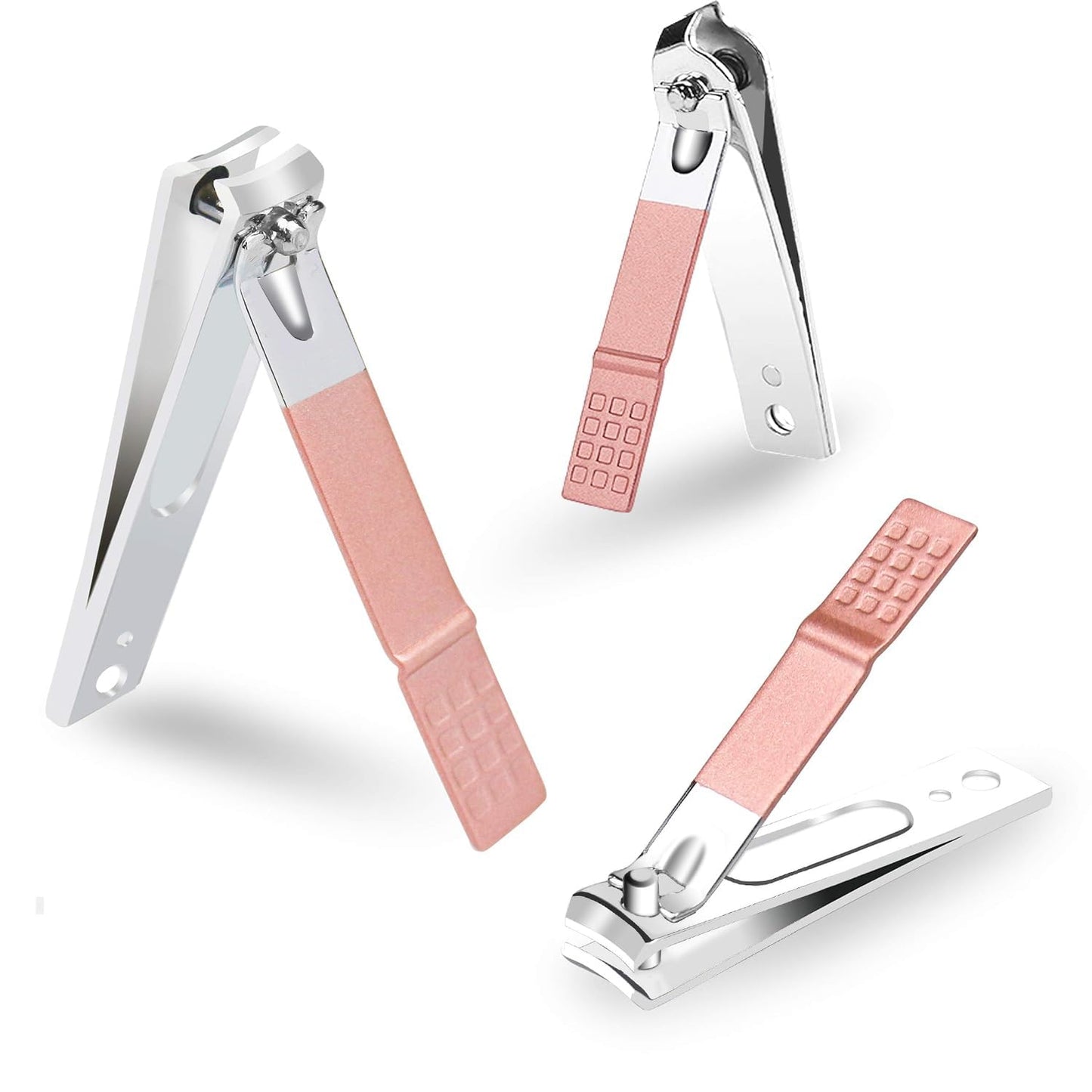 18 in 1 - Luxe Professionele Pedicure Set - Manicure Set - Nagelschaar Verzorgingsset met Lederen Reisetui Roze - Complete Nagelverzorgingskit met Nagelschaar en Etui
