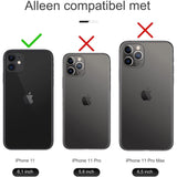 Hoesje voor iPhone 11 - Klassiek Kunstlederen Magnetisch Portemonnee Hoesje, Flip Folio Beschermhoes Compatibel met iPhone 11, Roségouden Kleur, Luxe Bescherming met Handige Portemonnee en Magnetische Sluiting