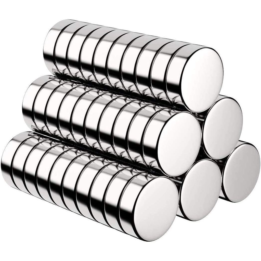 60-Pack Neodymium Magneten - Sterk en Veelzijdig - Ideaal voor Thuis en Kantoor - 10x3mm - Krachtige Zeldzame Aardemagneten - Voor DIY Projecten, Organisatie en Decoratie - Duurzaam en Roestbestendig - Eenvoudige Installatie en Gebruik