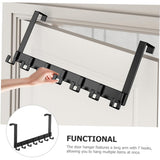 Deurhaken 7 Lange Arm Haken Koolstofstaal Eenvoudige Installatie Geen Boren Deurhangerrek