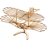 Houten 3D Puzzel Vliegtuig - Otto Lilienthal Zweefvliegtuig Model Bouwpakket - Laser Gesneden Balsa Hout - Creatieve DIY Kit voor Volwassenen