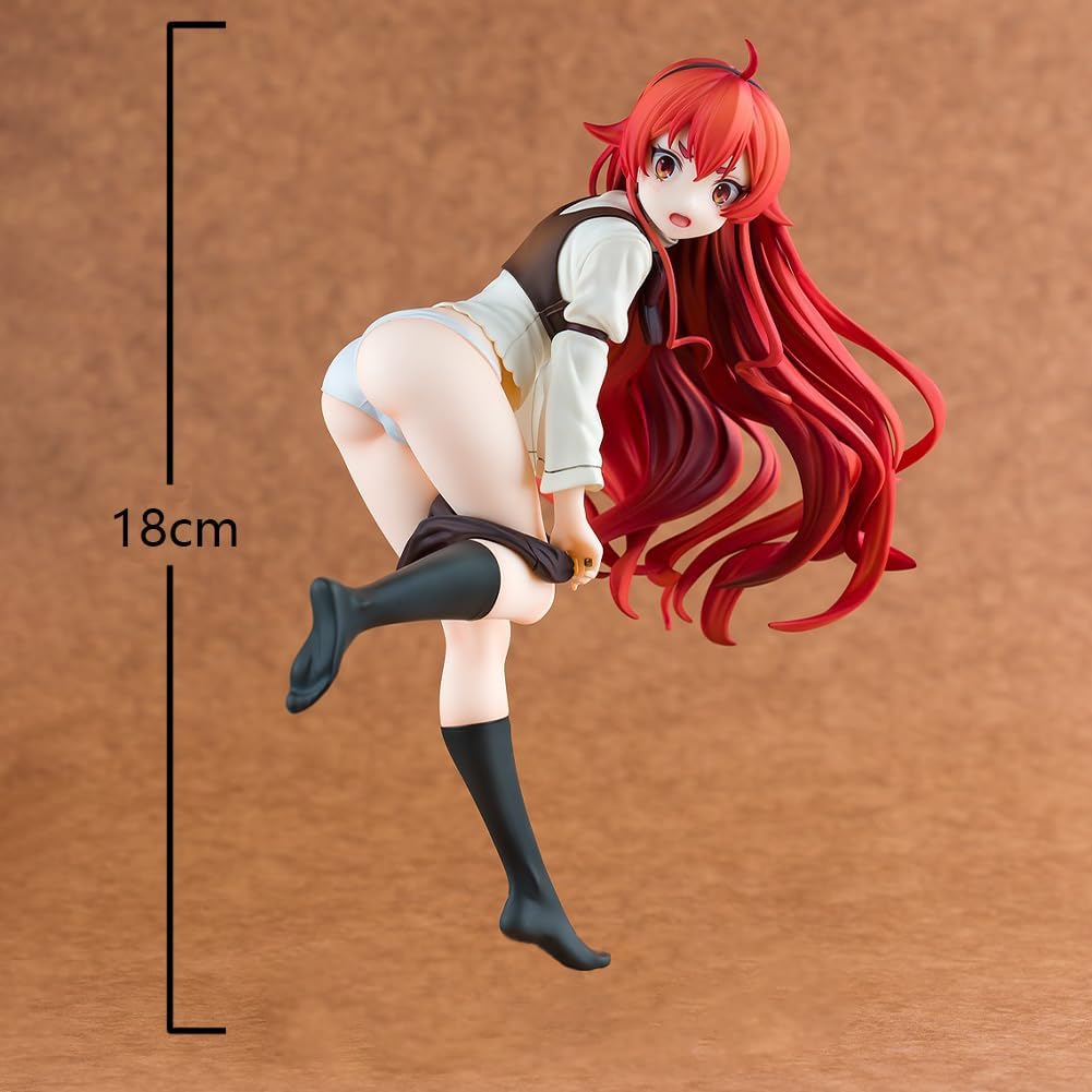 Mushoku Tensei Anime Figuur – Eris Greyrat PVC Actiefiguur – 18 cm Verzamelfiguur – Detailrijk Beeldje – Anime Decoratie voor Bureau, Kamer & Vitrinekast – Collectibles Model – Ornament – Anime Statue – Cadeau voor Manga & Anime Fans