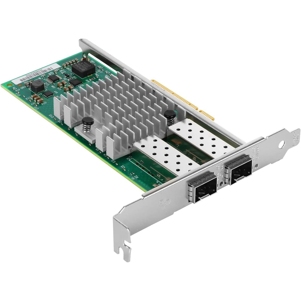 Intel X520-SR2 10G SFP+2-poorts Netwerkkaart - PCI Express 3.0x 8 Ethernet Adapter met Intel 82599ES  Chip - Universele Connectiviteit