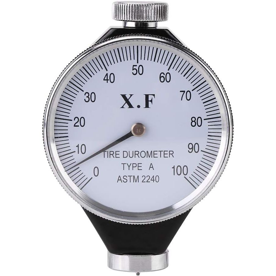 Meter Durometer voor meten hardheid van rubber en kunststoffen - Durometer voor Shore type A rubberbanden - Rubberhardheidsmeter voor algemene meting van rubber en kunststof - 0-100 HA Shore-meter voor rubberbanden meten van hardheid