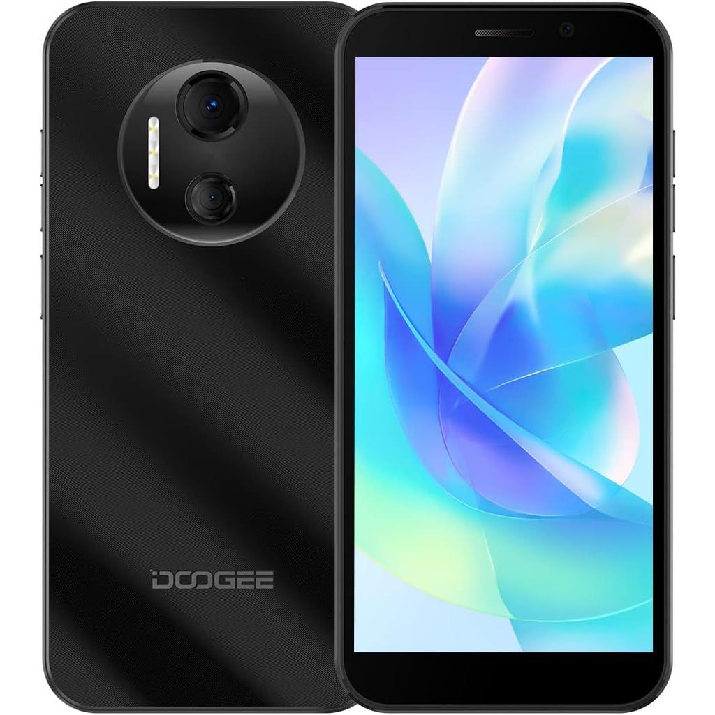 DOOGEE X97 4G Smartphone - 6.0 Inch HD+ Scherm - 3GB RAM + 16GB ROM (256GB Uitbreiding) - Android 12 - 4200mAh Batterij - 8MP + 5MP Camera - Dual SIM - Zwart