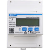 CHINT DDSU666 Grote LCD AC Meter - Din Rail Installatie - 5(80)A Enkel Fase Meter Voor Elektriciteitsfacturatie, Zonne-installaties, PV Systeem, Elektrische Voertuigladers - MID Gecertificeerd - RS485 Modbus-RTU Communicatie