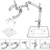 4 Stuks Transparante Action Figures Stand - Plastic Display Standaards - Stabiel en Praktisch - Geschikt voor Actiefiguren en Poppen - Creëer Dynamische Exhibitiescènes