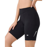 Dames Fietsbroek Met 6D Padding - Maat M - Sneldrogende Elastische Fietsshort Met Zakken - Ademend Nylon en Elastaan - Anti-slip en Schokabsorberend - Geschikt Voor Wielrennen en Mountainbiken - Reflecterende Veiligheidsdetails