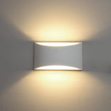 Moderne LED Wandlamp Dimbaar 12W - Sfeervolle Verlichting voor Woonkamer en Slaapkamer - Warm Wit Licht - Eenvoudige Installatie - Duurzaam en Stijlvol Design