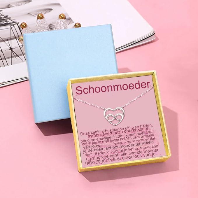 Ketting voor Schoondochter - Cadeaus voor Schoondochter - Verjaardagsketting Geschenk van Schoonmoeder - Moederdag Ketting - Moederdag Cadeaus - Verjaardagsgeschenken - Sieraden voor Vrouwen - Elegant Ontwerp - Luxe Verpakking - Hoogwaardig Edelmetaal