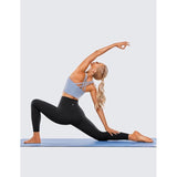 CRZ YOGA - Dames Sport Legging - Brushed Naked Feeling - Hoge Taille - Yoga Legging - Squatproof Sportbroek - 7/8 Tights - Maat 44 - 63 cm Binnenbeenlengte - Yoga Tights - Fitness Legging