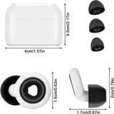 Herbruikbare Silicone Oordopjes Voor Slapen Met Geluidsdemping - Waterproof Oordopjes Voor Slapen, Werk, Zwemmen - Inclusief 6 Oorkappen in S/M/L - Comfortabele Noise Cancelling Oordopjes - Zwart + Wit