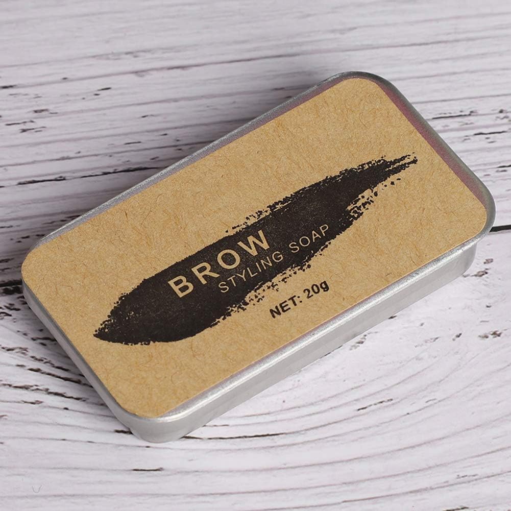 Styling Wenkbrauw Zeep - Wenkbrauwzeep Kit voor Natuurlijke en Volle Brows - Styling Balsem, Kleurloos en Langdurig - Compleet met Borstel voor Makkelijke Toepassing - Perfect voor Elke Wenkbrauwvorm en Stijl - Professionele Afwerking Thuis