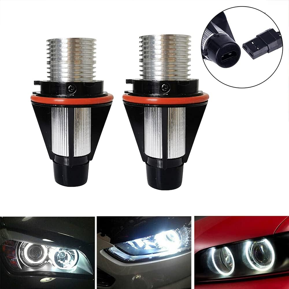 Auto Koplamp Engel Ogen Marker Lampen voor BMW - Superhelder Xenon Wit - Eenvoudige Installatie - BMW Serie 1, 3, 5, 7 - 2 Stukken