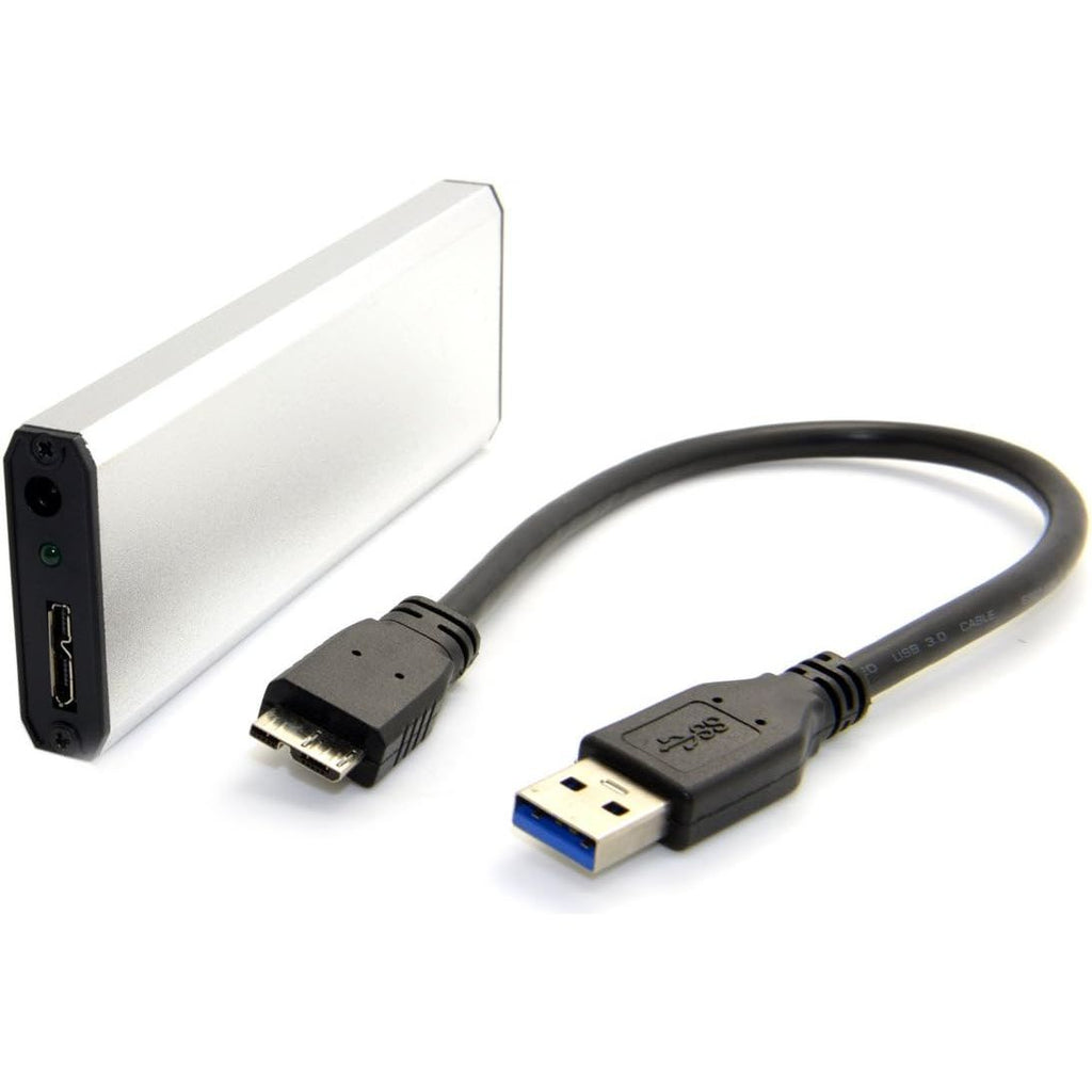 USB 3.0 naar SATA SSD Behuizing - Compatibel met ASUS EP121, UX21, UX31, SanDisk, ADATA XM11 SSD - Stevige Externe Harde Schijf Case
