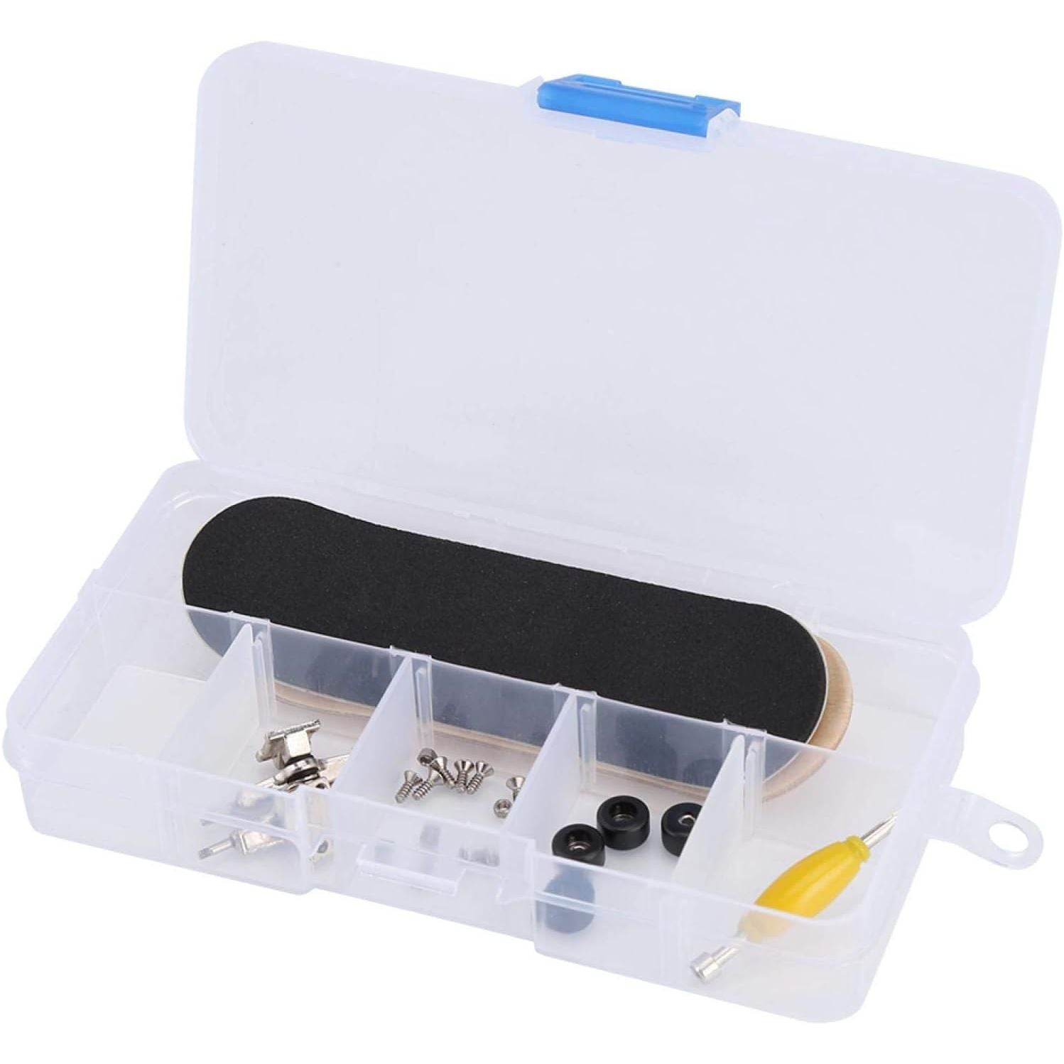 Set van 2 Finger Skateboards - 5-laags Esdoornhout en Legering - Inclusief Opbergdoos - Anti-slip Fingerboards voor Ontspanning en Stressverlichting - Perfect Cadeau voor Kinderen