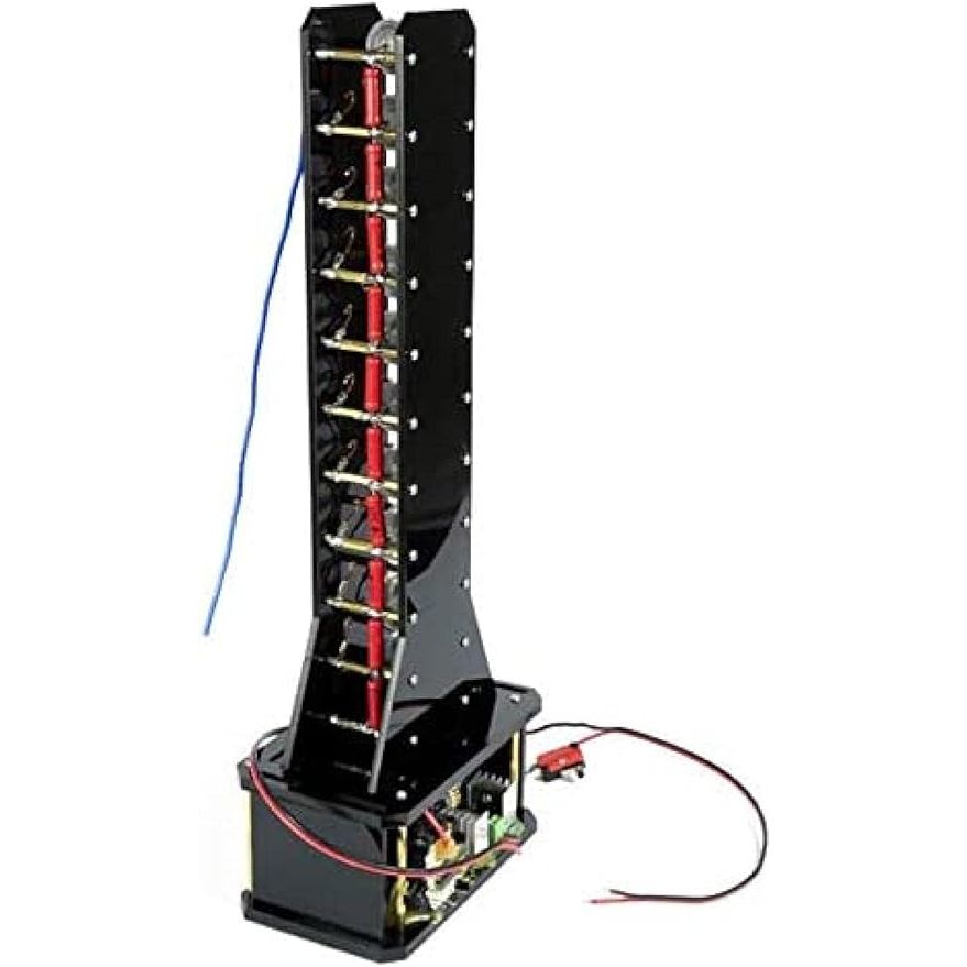 Geavanceerde Impulse Marx Generator voor Bliksemsimulatie - DIY Wetenschapskit met 10 Spanningsniveaus en 30KV Capaciteit, Ideaal voor Onderwijs en Experimenten, Afmetingen 170x105x465mm, 24V