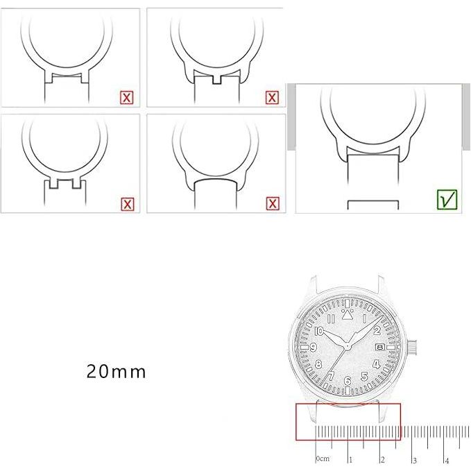 ADDIESDIVE Rubberen Horlogeband 20mm - Waterbestendig en Duurzaam - Geschikt voor Duikhorloges en Smartwatches met Snelle Verwisselbare Veerstangen