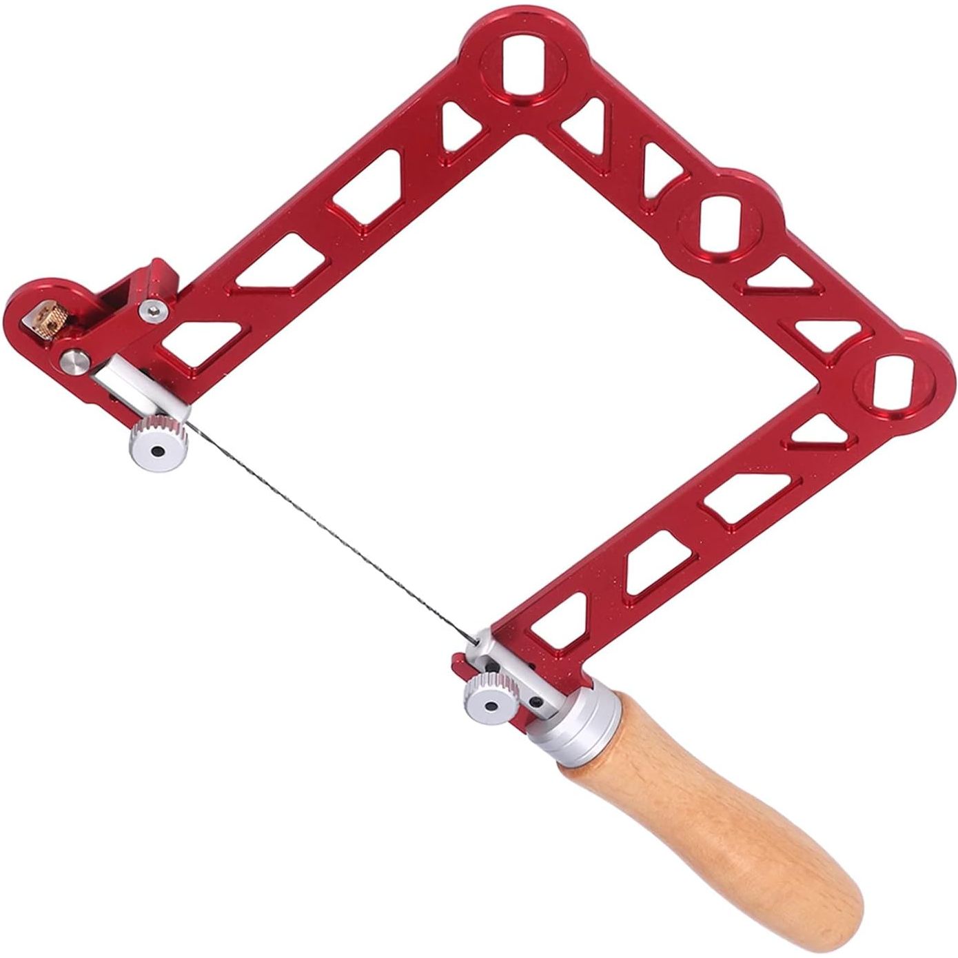 Professionele Zwaar Uitgevoerde Kapzaag met Frame en Vervangbaar Blad, Multidirectioneel Snijdend Handgereedschap voor Hout, Plastic, Rubber, Zacht Metaal (5 inch) - Duurzaam en Veelzijdig - Efficiënte Snijprestaties - Gemakkelijk te Gebruiken