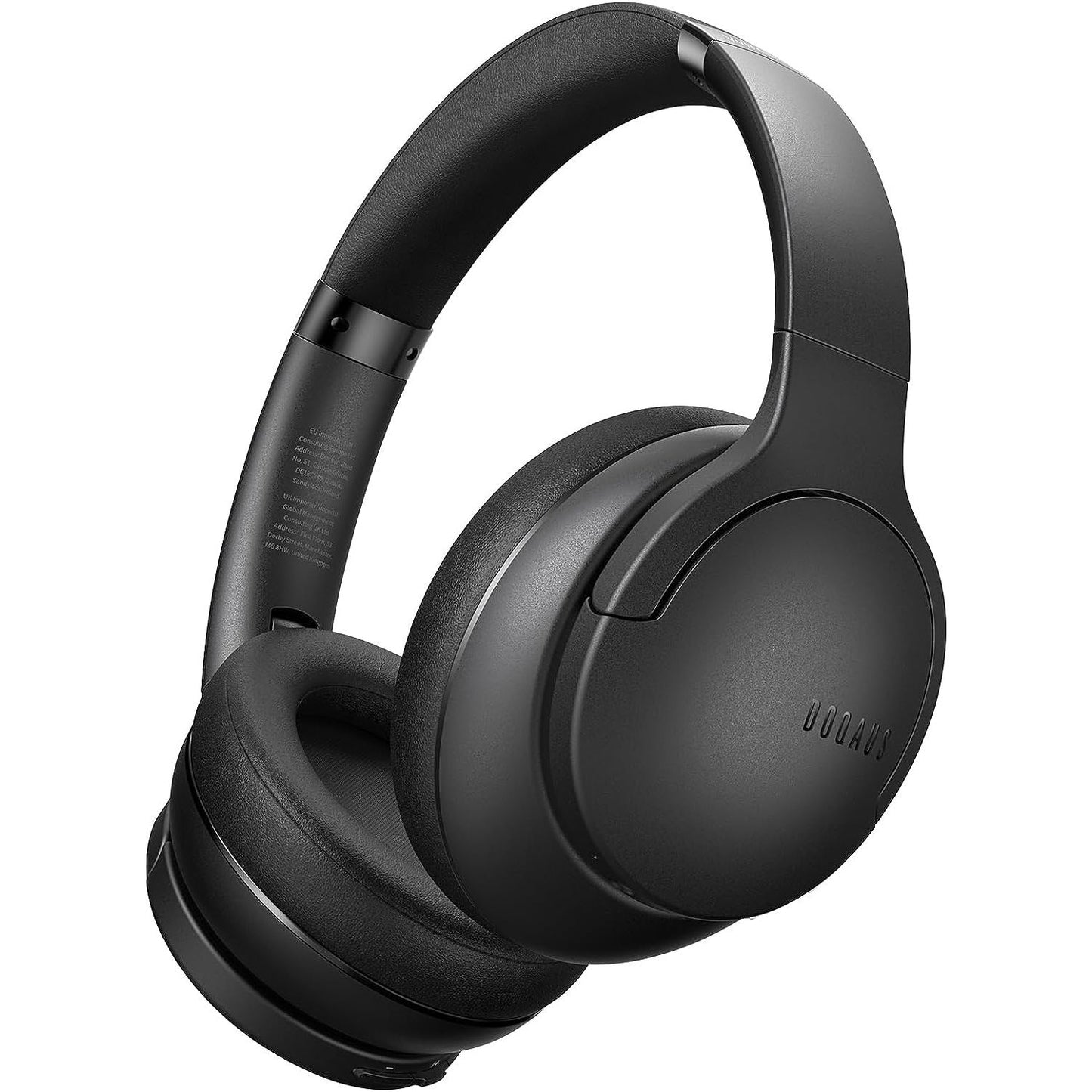 DOQUAS High Performance Bluetooth Koptelefoon- Draadloze Hoofdtelefoon V5.3 - Wireless Headphones- Opvouwbaar, 90 uur Speeltijd, 3 EQ Modi, Lichtgewicht met Microfoon - Krachtige Wireless Headset - Zwart