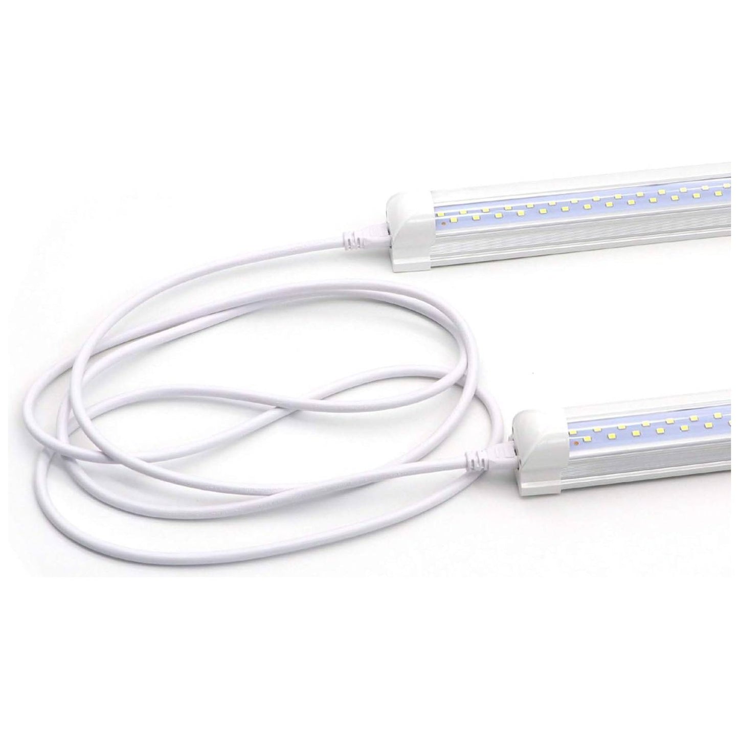 T5 T8 Verlengsnoer van 1,2m - 3-Polige Voedingskabel voor LED Buisverlichting - Koppelbare Connector Koord voor Enkele LED Werkplaatsverlichting en Onderkast Verlichting