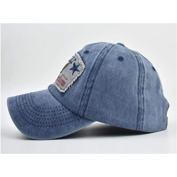 Casual Retro Pet - Baseball Cap – Verstelbare Cowboy Pet – 100% Gewassen Katoen – Ademende Sportpet Met Adelaar Borduursel – Geschikt Voor Golf, Vissen, Hardlopen En Outdoor Activiteiten