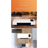 2 in 1 - Mobiele Mini Airconditioner / Kachel – Verwarmen en Koelen in Één | Draagbare Wand- en Tafelairco met Afstandsbediening, Timer, Laag Geluidsniveau en Eenvoudige Installatie (20 × 45 × 11,5 cm)