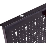 3-Delige Gereedschap Wandhouder - TL32992 Metalen Gereedschapsbord Zwart - Gereedschap Pegboard voor Garage en Werkplaats - Inclusief 8 Haken en 9 Ophangpanelen - Stevig Gereedschapsrek voor Zware Belasting en Ruimtebesparing