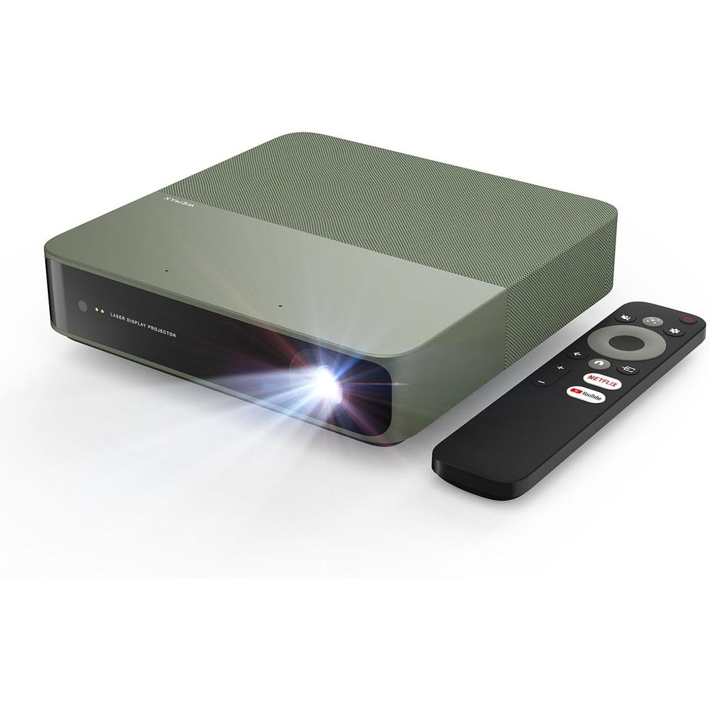 WEMAX S5 laser projector – smart beamer met Netflix – 1080P DLP projector 500 ISO lumen – ALPD technologie HDR10 – WiFi 2.4G 5G en Bluetooth – portable mini projector met Dolby audio – thuisbioscoop beamer met apps