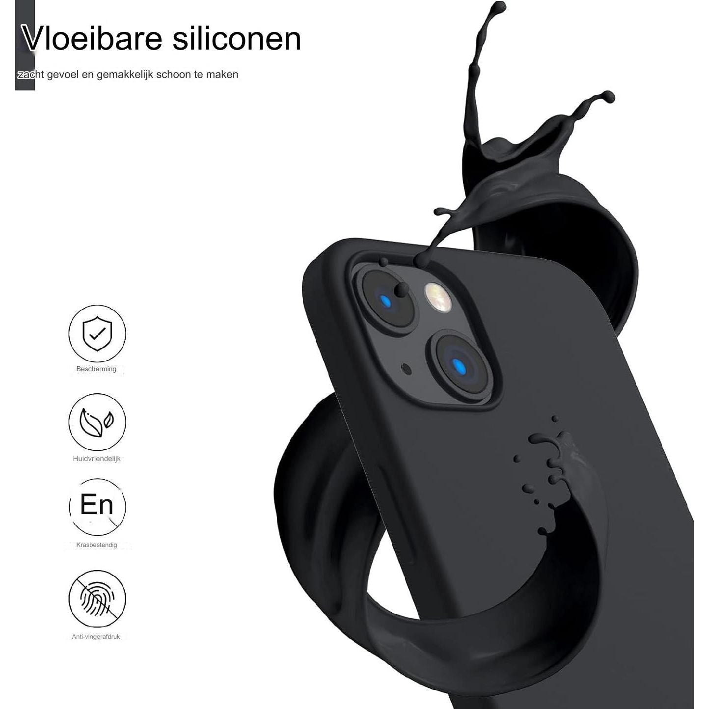 Compatibel met iPhone 13 Hoesje 6.1
