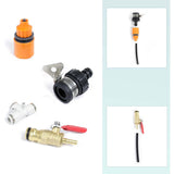 XPOtool Telescoop Wasborstel met Watertoevoer – Uitschuifbare Aluminium Steel tot 9 Meter – Compleet met 10 m Slang – Zachte Borstel met Verstelbare Hoek – Reinigingsset voor Zonnepanelen, Ramen, Dak, Caravan en Vrachtwagen – Professioneel Gereedschap