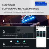 Kube4 - Draagbare Bluetooth Speaker - Tot 103 Decibel - Indoor en Outdoor Speaker - Geavanceerde Mesh-WiFi Technologie - 40 Uur Speeltijd - IPX5 Waterdicht - Perfect voor Feesten, Camping en Strand