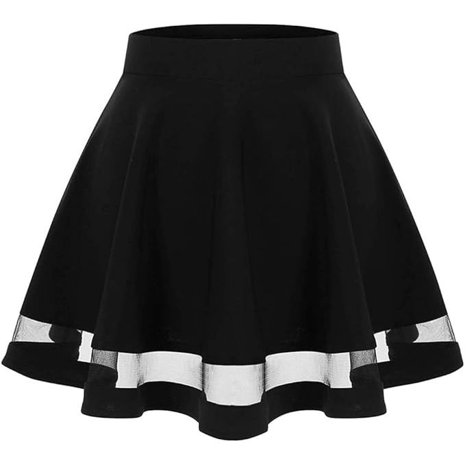 Uitlopende Dames Mini Rok – Maat XXL – Elastische A-Lijn Skater Rok Voor Casual Draagmomenten – Comfortabele Stretch Rok Met Hoge Taille – Veelzijdige Minirok Voor Zomer, Strand, Dagelijks Gebruik Of Tennis – Trendy En Vrouwelijk Ontwerp