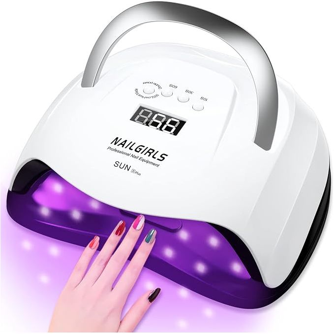 UV-LED Nagellamp  - 4 Timerinstellingen - Auto-sensor - Draagbaar voor Thuis en Salon - Geschikt voor Alle Gel Nagellakken