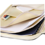 Aktetas met Rits - Documenten Tas - Zakelijke Opbergkoffer Portefeuille Organisator Bestandsdrager Opbergdoos - Unisex - Geschikt voor A4 Documenten - Portfolio Smartfolder A4 - Draagbare Waterbestendige Document Organizer