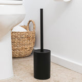 Toiletborstel met Houder - Stevige - Duurzaam  - Modern Ontwerp voor de Badkamer - Mat Zwart