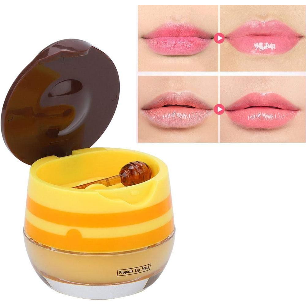 Hydraterende Honing Lippenbalsem met Propolis - 5.5g - Voedt en Herstelt Droge Lippen, Vermindert Fijne Lijntjes - Geschikt voor Alle Huidtypes