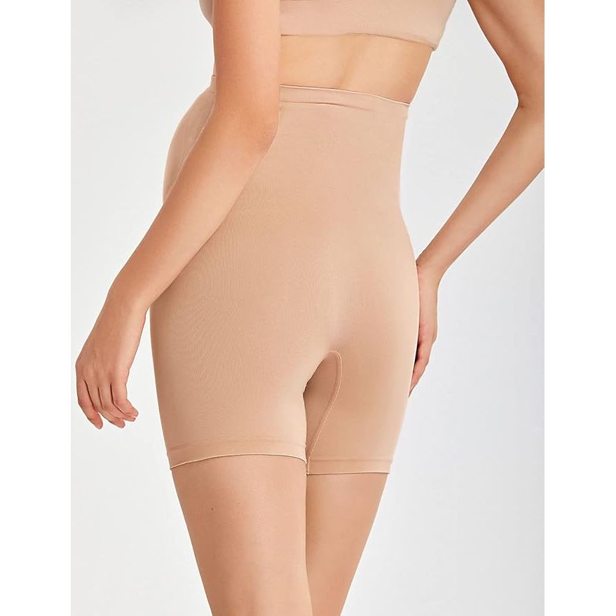 Gratlin - Zwangerschap Shorts - Naadloze Hoge Taille Onderbroek - Shapewear Korte Broek - Maat L - Dames - Maternity Shorts - Ondersteunende Slip