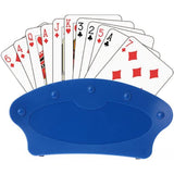 2 Stuks - Kaarthouderset voor Speelkaarten - Handenvrije Spelervaring - Ideaal voor Alle Leeftijden - Blauw & Rood