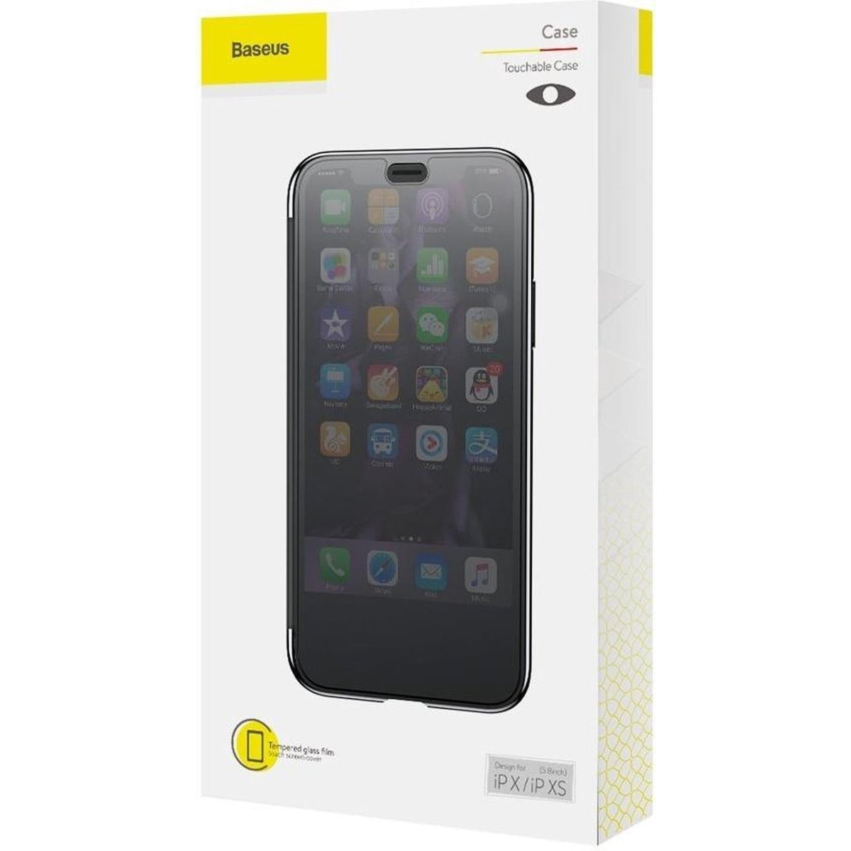 Baseus Flip Cover voor Apple iPhone Xs Max - Zwart