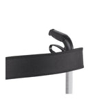 Lichtgewicht Rollator met Zitting – RIDDER Rollator Premium – Opvouwbaar Aluminium Looprek – 4 Wielen – In Hoogte Verstelbaar – Inclusief Rugsteun, Mandje en Remmen – Zilver/Zwart – Ca. 65 x 72 x 84-96 cm