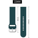 10 Pack - 22mm Quick Release Siliconen Horlogebandjes - Universele Vervangende Smartwatch Banden - Geschikt voor Galaxy Watch Active/Active2, Galaxy Watch 42mm, Gear S2 Classic, Gear Sport