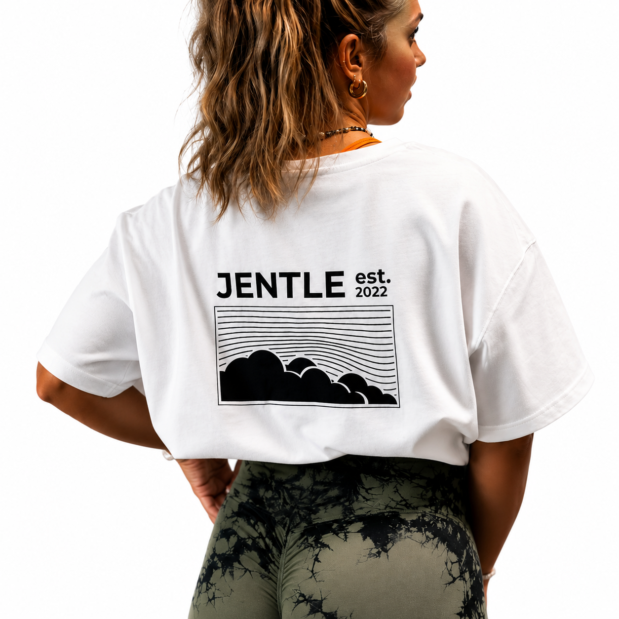 JNTL Lifting Club Oversized T-Shirt - Trendy en Comfortabele Mode, Verkrijgbaar in Navy Blauw en Wit, Maten S en L - Ideaal voor Sport en Vrije Tijd, Gemaakt van 100% Katoen, met Unieke Print en O-Neck Design, Gemakkelijk te Onderhouden Size S/L