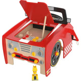 Playtive Houten Speelgoed Auto - Kinder Werkbank - Monteurset - Educatief Spel - Kinder Monteur Set - Met Gereedschap