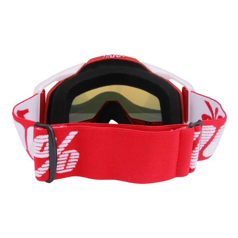 Motocross Brillen - Downhill Goggles - MX Gafas - Cross Country Goggle - Motorcross Bril - Dirt Bike Brillen - Blauw Reflecterende Lenzen - Blauw