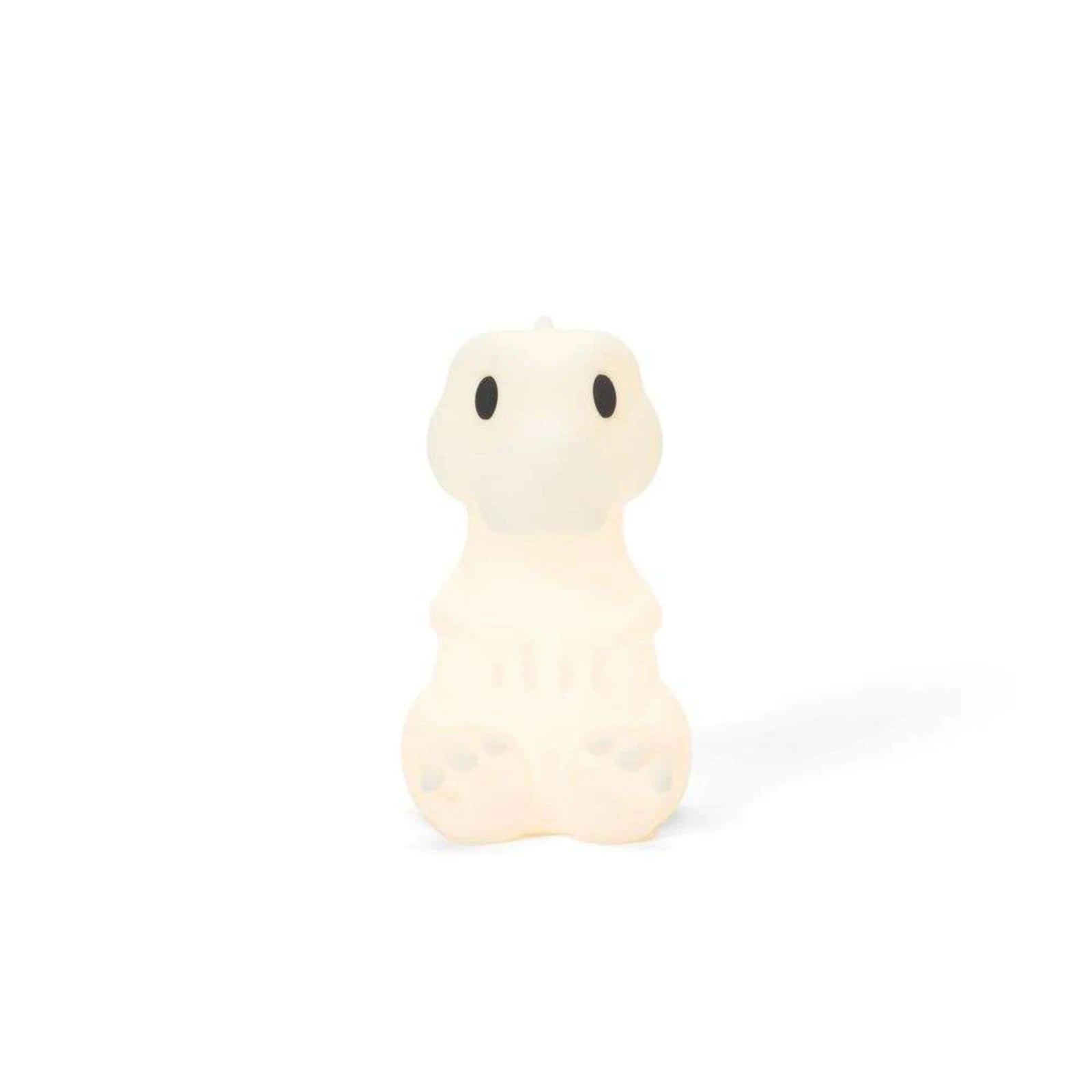 Mr Maria - Grote T-Rex Nachtlamp 25 cm - Dinosaurus Lamp Groot - Dino Kinderlamp - LED Nachtlamp Kind - Siliconen Tafellamp - Dier Nachtlamp - Warm Wit LED Licht - Dimmer In Snoer - Oplaadbare Lamp - Dino Decoratie Lamp - Afmeting 25 x 18 x 14 cm - 5W LED